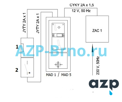 Монетный автомат для открывания двери MAD 1 AZP Brno Чехия (фото, схема) Монетный автомат для открывания двери MAD 1 AZP Brno Чехия (фото, схема)